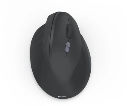Myszka bezprzewodowa Hama Mysz ergonomiczna multi device EWM-600 czarna